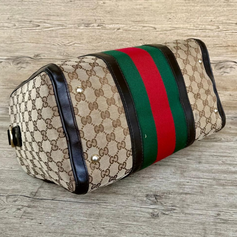 Gucci web Boston bag - Picture 9 of 11